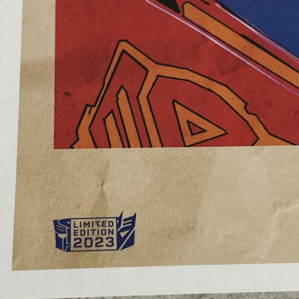 Transformers Rise of The Beasts Original Movie Poster  9" X 12" Limited Edition - Picture 3 of 6